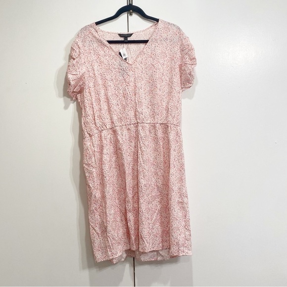 Banana republic Puff Sleeve Fit and Flare Dress Size XL - Picture 3 of 4